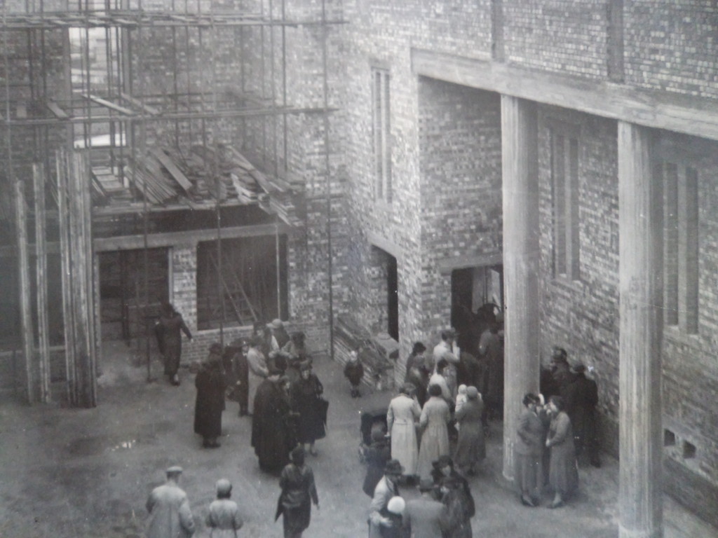 A church building under construction